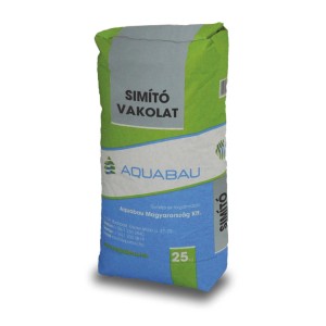 Zsák t.b.t. szárazhabarcs az Aquabau-tól, kék-zöld, 25 kg.