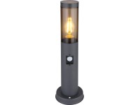 Globo Boston kültéri lámpa rozsdamentes acél antracit 45 cm mozgásérzékelő