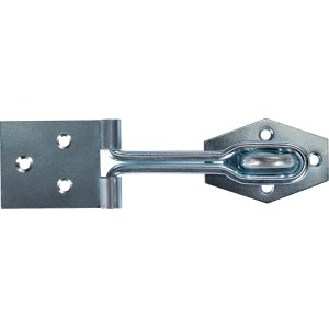 Horganyzott füllel ellátott zár, 140 mm, ládák fedeléhez és ajtókhoz.