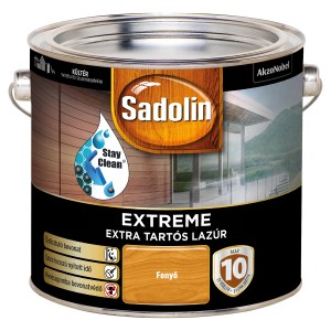 Sadolin Extreme fa lazúr, Fenyő árnyalat, a tartós védelemért és a szép fa felületekért.
