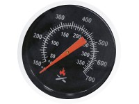 Tartalék fedélbe épített hőmérő Aldon faszenes füstölőhöz