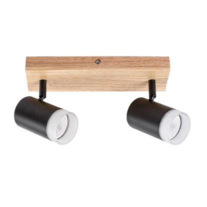 Rábalux Toras beltéri mennyezeti lámpa tölgy GU10 2xMAX5W IP20