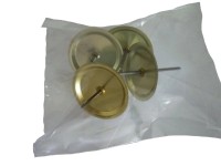 Fém gyertyaalátét közepes 4 cm 4 db / csomag