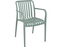 Merrydale rakásolható szék 56 cm x 58 cm x 81 cm zöld