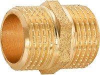 Menetes közcsavar 21 mm (R 1/2) sárgaréz Menetes közcsavar 21 mm (R 1/2) sárgaréz