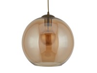 Searchlight Balls egy foglalatos függeszték borostyán üveggel E27 60W