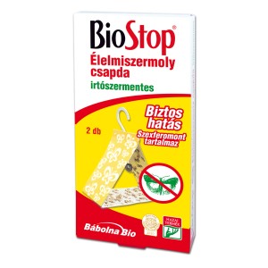 BioStop élelmiszermoly csapda, rovarirtó szer mentes, feromonokkal.