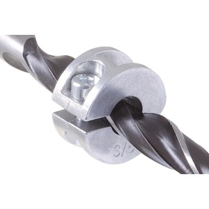 Wolfcraft mélységütköző készlet, 3 részes a pontos fúrásmélység korlátozásához fafúrókkal (6, 8, 10 mm).