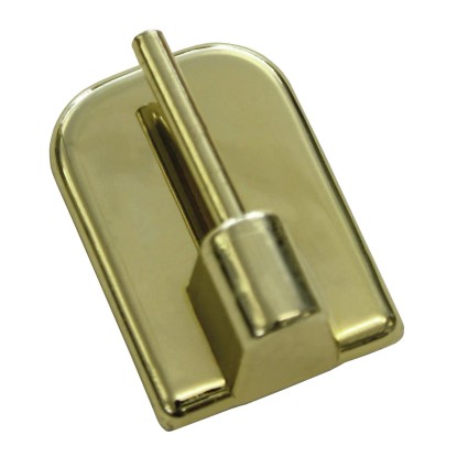 Gardinia öntapadós vitrázsakasztó 11 mm magas sárgaréz