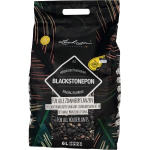 Lechuza Blackstone Pon ültetőközeg, 6L-es zsák, ásványi, fekete, szobanövényekhez.
