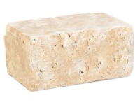 Travertin mészkő antikolt 15 cm x 20 cm x 35 cm Noce