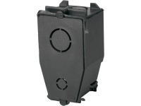 Fali leágazódoboz fekete fedéllel IP20