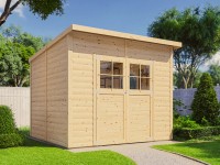 Bertilo Alster kerti faház 245 cm x 239 cm Natúr FSC Bertilo Alster kerti faház 245 cm x 239 cm Natúr FSC