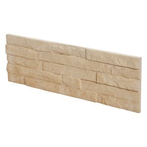 Stegu Sydney Beige burkolat, 13x38,5 cm, beltéri használatra. Kő hatású falburkolat.