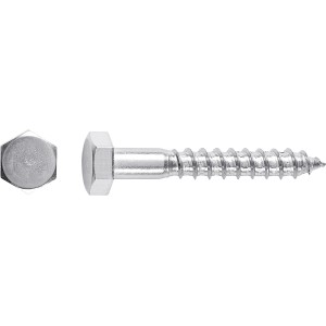 LUX facsavar hatlapfejjel, 8x40mm, stabil fa kötésekehez.
