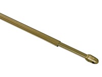 Lapos vitrázsrúd 11 mm sárgaréz 40 cm-70 cm