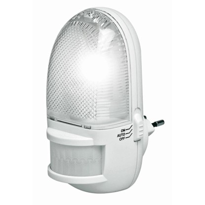 Éjszakai fény mozgásérzékelővel fehér