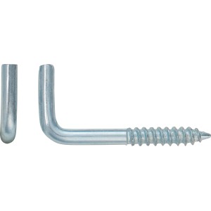 Horganyzott függönyrúd kampók, 2,8 x 30 mm, 20 darabos készlet