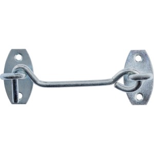 Horganyzott viharkampó lemezzel, 5,2 mm x 100 mm, ajtók és ablakok rögzítéséhez.