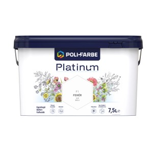 Poli - Farbe Platinum beltéri falfesték diszperziós Fehér F1 7,5 l