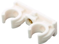 Dupla csőrögzítő klipsz 15 mm 10 darab Dupla csőrögzítő klipsz 15 mm 10 darab