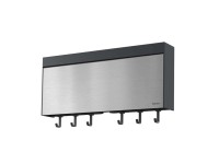 MX254412 Tango Inox papírtörlő & fóliatartó polc 6 akasztóval