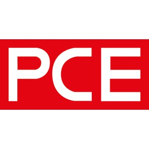 PCE Védőérintkezős dugó gumi piros logó