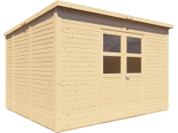 Bertilo Borkum 2 kerti faház natúr 337 cm x 290 cm FSC® Bertilo Borkum 2 kerti faház natúr 337 cm x 290 cm FSC®