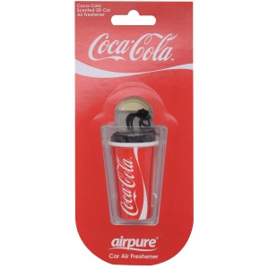 Airflair Coca Cola pohár alakú autó légfrissítő, vanília illat.