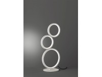 Trio Leuchten LED-es asztali lámpa Rondo fehér matt