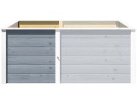 Weka moduláris magaságyás-kiegészítő elem 69 cm x 69 cm x 71 cm szürke