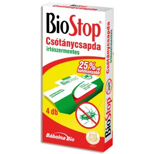 BioStop csótánycsapda, 4 darab, rovarirtó szer mentes.