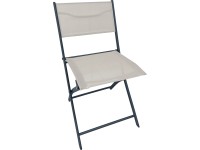 Tocano összecsukható szék antracit-bézs 45 cm x 51 cm x 81 cm