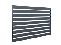 Polargos Szafir táblás kerítéselem antracit 120 cm x 200 cm Polargos Szafir táblás kerítéselem antracit 120 cm x 200 cm