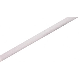 Fehér hurkos szalag, 20 mm széles, méterre árulják, textilre varráshoz.