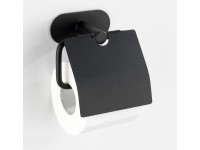 Wenko Turbo-Loc Orea nemesacél WC-papír tartó fekete matt 14 cm x 12,5 cm x 7 cm Wenko Turbo-Loc Orea nemesacél WC-papír tartó fekete matt 14 cm x 12,5 cm x 7 cm