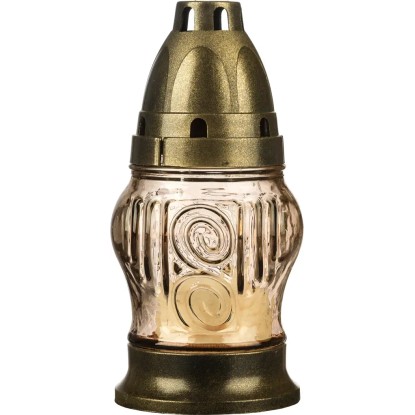 Üvegmécses műanyag tetővel és talppal LA 111