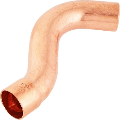 Forrasztható kerülő idom 18 mm 5086 réz