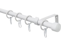 Gardinia karnisrúdkészlet 1 pályás 16/13 mm fehér 134 cm x 5,5 cm