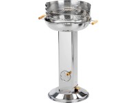 Activa faszenes oszlopgrill Bavaria átmérő 40 cm rozsdamentes acél