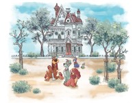 Komar nemszőtt fotótapéta Disney Lady and the Tramp Sweet Home színes