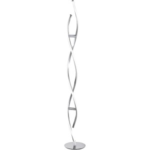 Modern, acél Paul Neuhaus Polina LED állólámpa, 134 cm magas.