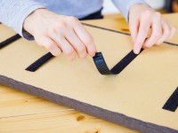 Tépőzár fali párnák rögzítésére