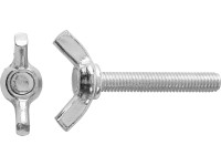 Szárnyas csavar M4 x 30 mm fehér horganyzott 8 db