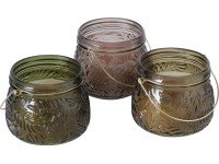 Lagano gyertya üvegben 3 darabos válogatás 9 cm x 11 cm x 9 cm Lagano gyertya üvegben 3 darabos válogatás 9 cm x 11 cm x 9 cm