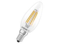Osram LED-izzó E14 gyertya alakú 3,4 W 470 lm melegfehér átlátszó 10 x 3,5 cm