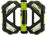 LED-es munkalámpa Butterfly 4 x 2 W mágneses akku USB-kábellel fekete-zöld LED-es munkalámpa Butterfly 4 x 2 W mágneses akku USB-kábellel fekete-zöld