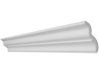 Díszléc polisztirol ST60 fehér színű 200 cm x 6,36 cm x 6,26 cm Díszléc polisztirol ST60 fehér színű 200 cm x 6,36 cm x 6,26 cm