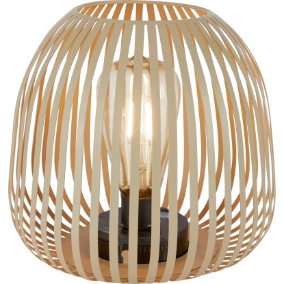 Merata napelemes LED-es dekorlámpa Ø 20 cm x 18,5 cm bézs