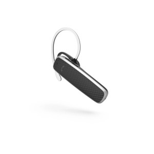 Fekete Hama MyVoice 700 Bluetooth headset fülkampóval a kényelmes telefonáláshoz.